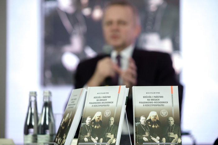 Dyskusja o książce „Kościół i państwo na Kresach Południowo-Wschodnich II Rzeczypospolitej” – 26 stycznia 2022. Fot. Sławek Kasper (IPN)