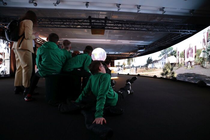 Wystawa „Szlaki Nadziei. Odyseja Wolności” podczas Kongresu Pamięci Narodowej – Warszawa, 13 kwietnia 2023. Fot. Mikołaj Bujak (IPN)