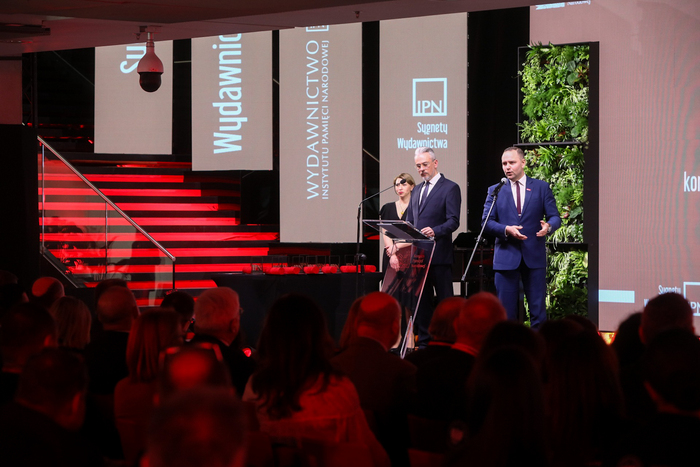 Gala wręczenia nagród „Sygnety Wydawnictwa IPN” – Warszawa, 13 kwietnia 2023. Fot. Sławek Kasper (IPN)
