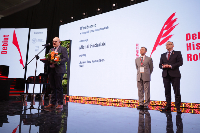 Finał konkursu „Najlepszy Debiut Historyczny Roku w zakresie historii najnowszej” – Warszawa 14 kwietnia 2023. Fot. Mikołaj Bujak (IPN)