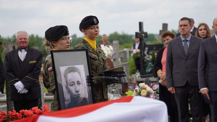 Uroczystości pogrzebowe Józefa Bosia ps. "Lot", "Franek" - Konstantynów, 4 czerwca 2024 r.