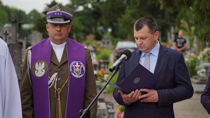 Uroczystości pogrzebowe Józefa Bosia ps. "Lot", "Franek" - Konstantynów, 4 czerwca 2024 r.