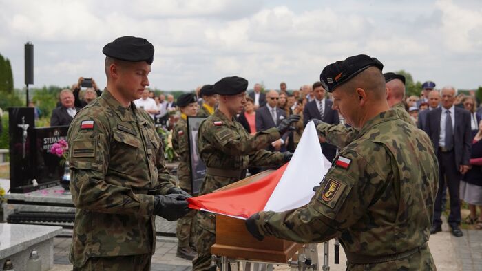 Uroczystości pogrzebowe Józefa Bosia ps. "Lot", "Franek" - Konstantynów, 4 czerwca 2024 r.