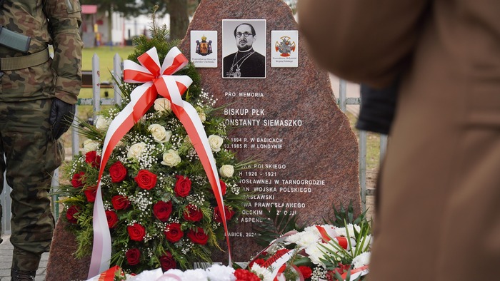 Upamiętnienie biskupa płk. Mateusza Siemaszko, fot. D.Borek (IPN Lublin)