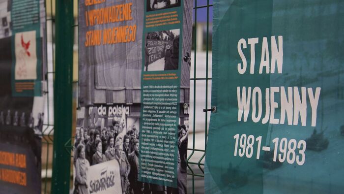 Prezentacja wystawy elementarnej IPN „Stan wojenny 1981–1983” - Lublin, 11.12.2024 r., fot. D.Borek