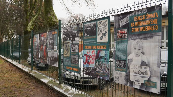 Prezentacja wystawy elementarnej IPN „Stan wojenny 1981–1983” - Lublin, 11.12.2024 r., fot. D.Borek