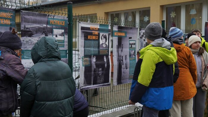 Prezentacja wystawy elementarnej IPN „Stan wojenny 1981–1983” - Lublin, 11.12.2024 r., fot. D.Borek