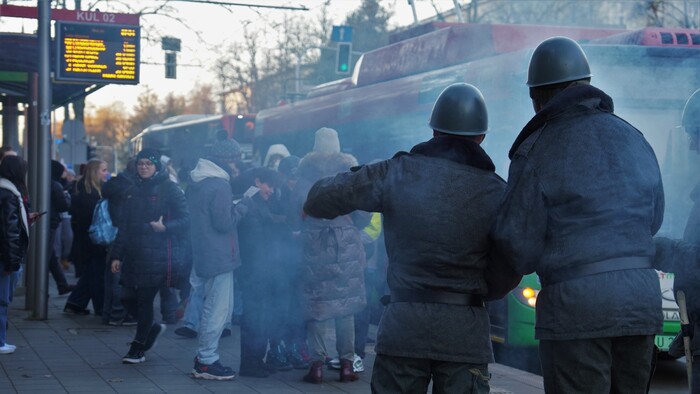 Działania edukacyjne w Dniu Pamięci Ofiar Stanu Wojennego - Lublin, 13 grudnia 2024, fot. D.Borek