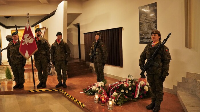 Msza Święta w kościele Matki Bożej Królowej Polski w Lublinie - fot. I.Samborska (IPN Lublin)