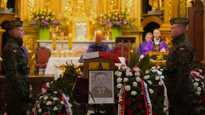 Uroczystości pogrzebowe Jana Kowalskiego ps. „Bystry” - Lubartów, 4 marca 2025 r. fot. D.Borek (IPN Lublin)