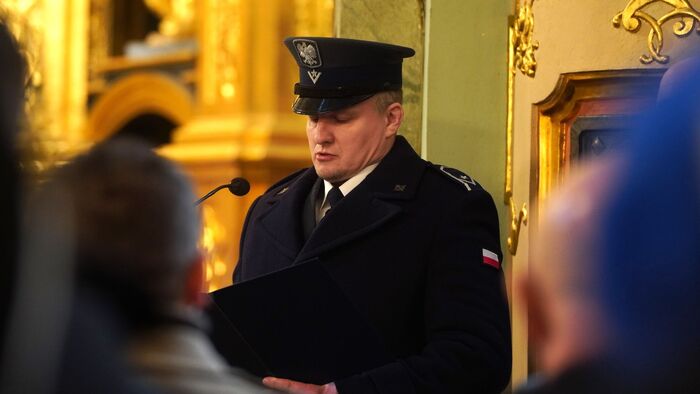 Uroczystości pogrzebowe Jana Kowalskiego ps. „Bystry” - Lubartów, 4 marca 2025 r. fot. D.Borek (IPN Lublin)