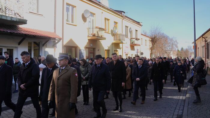 Uroczystości pogrzebowe Jana Kowalskiego ps. „Bystry” - Lubartów, 4 marca 2025 r. fot. D.Borek (IPN Lublin)