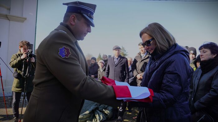 Uroczystości pogrzebowe Jana Kowalskiego ps. „Bystry” - Lubartów, 4 marca 2025 r. fot. D.Borek (IPN Lublin)