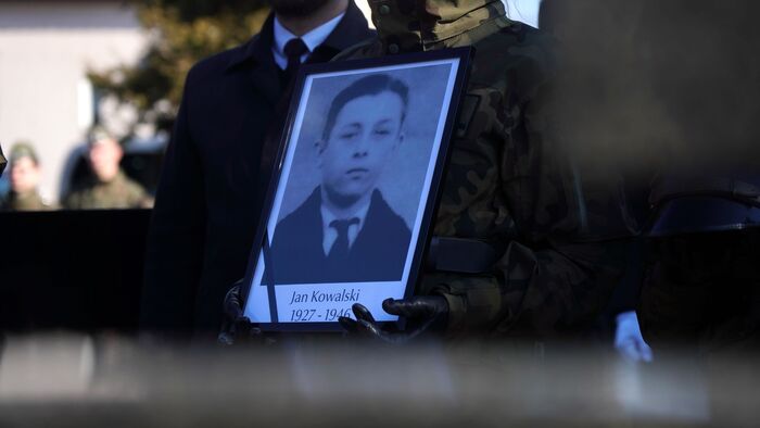 Uroczystości pogrzebowe Jana Kowalskiego ps. „Bystry” - Lubartów, 4 marca 2025 r. fot. D.Borek (IPN Lublin)