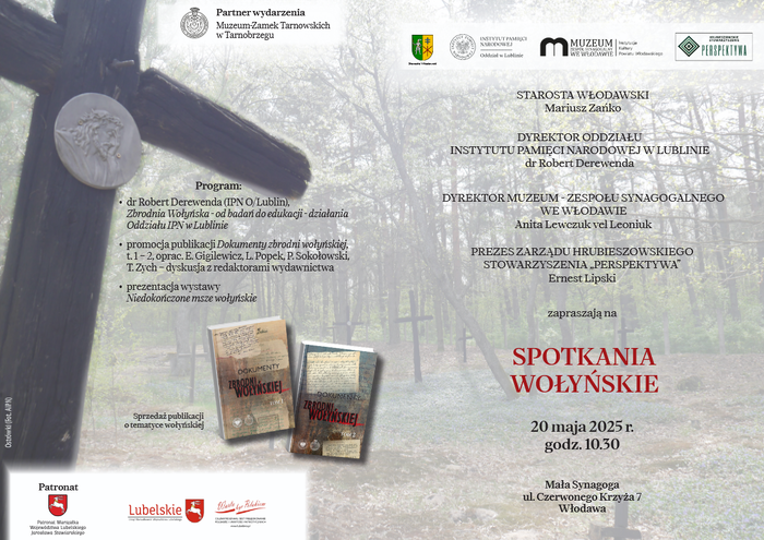 Zaproszenie na „Spotkania wołyńskie” - Włodawa, 20 maja 2025 r.
