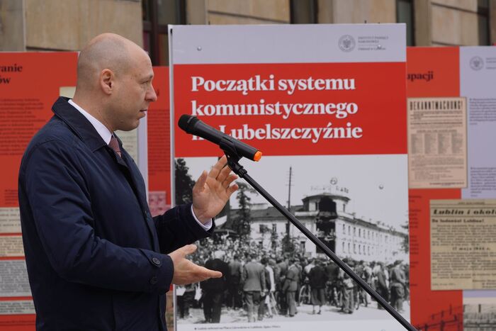 Otwarcie wystawy IPN pt. Początki systemu komunistycznego na Lubelszczyźnie - Lublin, 8 maja 2025 r., fot. D.Borek