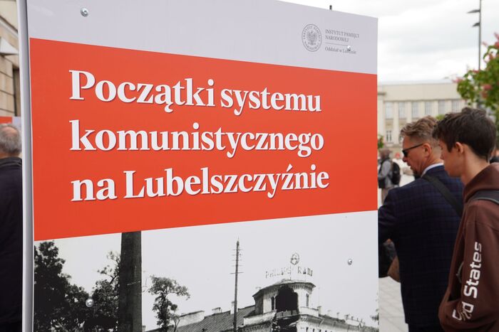 Otwarcie wystawy IPN pt. Początki systemu komunistycznego na Lubelszczyźnie - Lublin, 8 maja 2025 r., fot. D.Borek