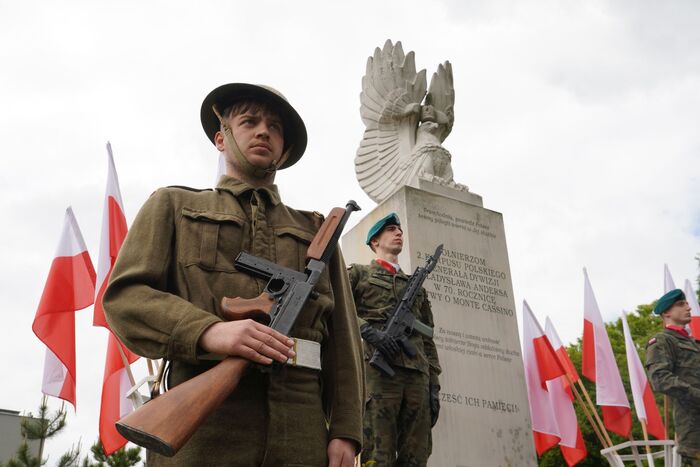 81. Rocznica Zdobycia Monte Cassino przez 2. Korpus Polski - miejskie obchody w Lublinie, 19.05.2025 r., fot. D.Borek (IPN Lublin)