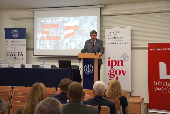 Czerwcowe drogi do wolności - Ogólnopolska konferencja naukowa, Zamość, 4 czerwca 2025 r., fot. P.Gustaw (IPN Lublin)