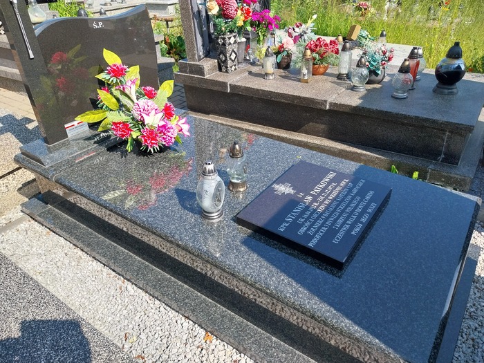 Wykonanie tablicy memoratywnej na grobie weterana 2 Korpusu Polskiego śp. kpr. Stanisława Patkowskiego - Wohyń, 20 czerwca 2025