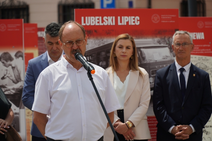 Otwarcie wystawy IPN pt. „Zaczęło się w Lipcu. »Solidarność« Regionu Środkowo-Wschodniego 1980-1989” - Lublin, 8 lipca 2025, fot. Szczepan Barczyk (IPN Lublin)
