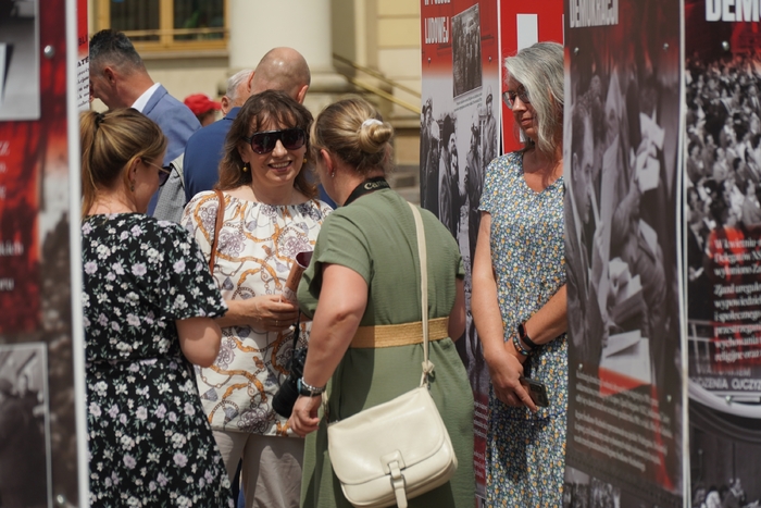 Otwarcie wystawy IPN pt. „Zaczęło się w Lipcu. »Solidarność« Regionu Środkowo-Wschodniego 1980-1989” - Lublin, 8 lipca 2025, fot. Szczepan Barczyk (IPN Lublin)
