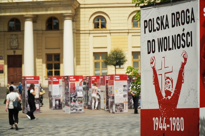 Otwarcie wystawy IPN pt. „Zaczęło się w Lipcu. »Solidarność« Regionu Środkowo-Wschodniego 1980-1989” - Lublin, 8 lipca 2025, fot. Szczepan Barczyk (IPN Lublin)