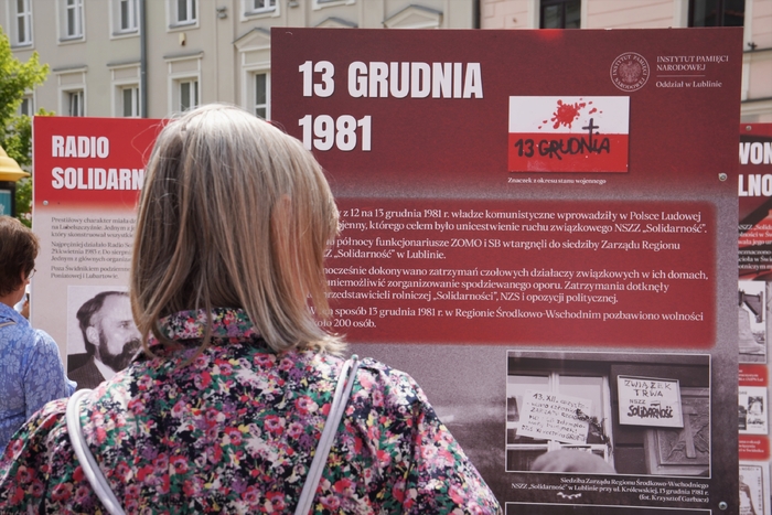 Otwarcie wystawy IPN pt. „Zaczęło się w Lipcu. »Solidarność« Regionu Środkowo-Wschodniego 1980-1989” - Lublin, 8 lipca 2025, fot. Dominik Borek (IPN Lublin)
