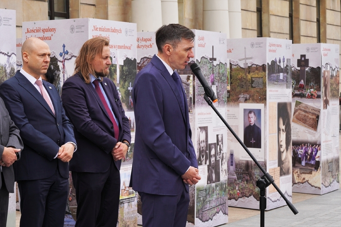 Otwarcie wystawy IPN pt. Wołyń 1943. Ofiary, relacje, miejsca pamięci - Lublin, 11 lipca 2025. Fot. Dominik Borek (IPN)