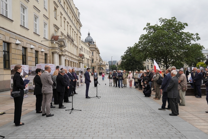 Otwarcie wystawy IPN pt. Wołyń 1943. Ofiary, relacje, miejsca pamięci - Lublin, 11 lipca 2025. Fot. Dominik Borek (IPN)