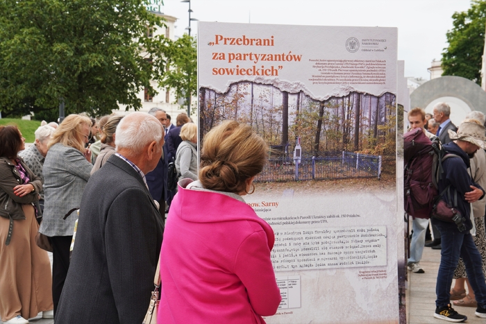 Otwarcie wystawy IPN pt. Wołyń 1943. Ofiary, relacje, miejsca pamięci - Lublin, 11 lipca 2025. Fot. Dominik Borek (IPN)