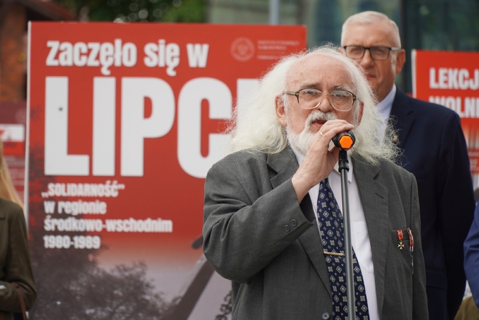 Otwarcie wystawy IPN pt. „Zaczęło się w Lipcu. »Solidarność« Regionu Środkowo-Wschodniego 1980-1989”.  - Lublin, 18 lipca 2025, fot. Katarzyna Muszyńska (IPN)