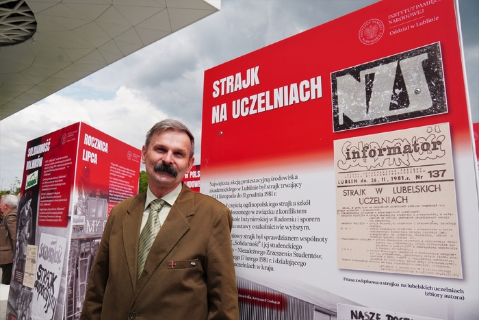Otwarcie wystawy IPN pt. „Zaczęło się w Lipcu. »Solidarność« Regionu Środkowo-Wschodniego 1980-1989”.  - Lublin, 18 lipca 2025, fot. Dominik Borek (IPN)