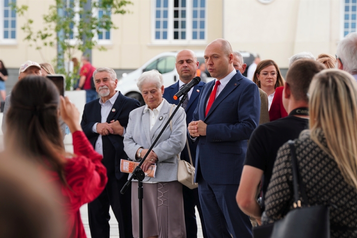 Otwarcie wystawy IPN pt. „Zaczęło się w Lipcu. »Solidarność« Regionu Środkowo-Wschodniego 1980-1989”.  - Lublin, 18 lipca 2025, fot. Dominik Borek (IPN)