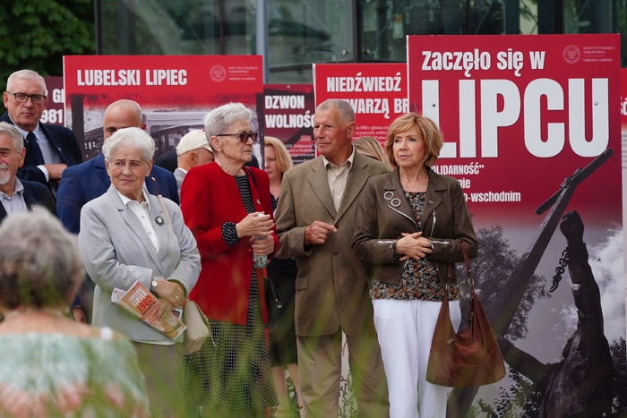 Otwarcie wystawy IPN pt. „Zaczęło się w Lipcu. »Solidarność« Regionu Środkowo-Wschodniego 1980-1989”.  - Lublin, 18 lipca 2025, fot. Dominik Borek (IPN)