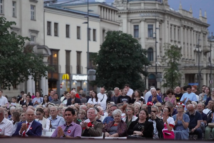 Koncert „Zaśpiewajmy w hołdzie Powstańcom Warszawskim”  - Lublin, 1 sierpnia 2025 r. Fot. Dominik Borek (IPN Lublin)