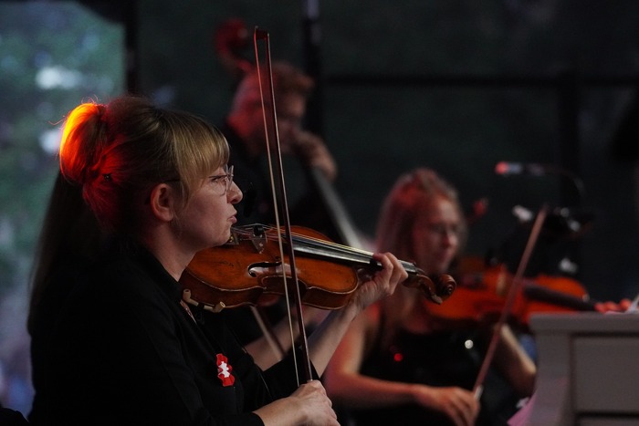 Koncert „Zaśpiewajmy w hołdzie Powstańcom Warszawskim”  - Lublin, 1 sierpnia 2025 r. Fot. Dominik Borek (IPN Lublin)