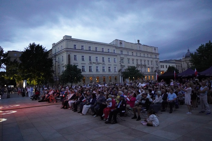 Koncert „Zaśpiewajmy w hołdzie Powstańcom Warszawskim”  - Lublin, 1 sierpnia 2025 r. Fot. Dominik Borek (IPN Lublin)