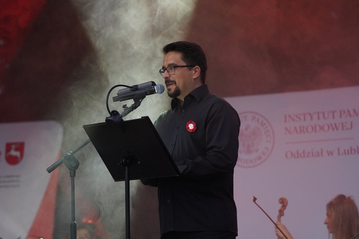 Koncert „Zaśpiewajmy w hołdzie Powstańcom Warszawskim”  - Lublin, 1 sierpnia 2025 r. Fot. Dominik Borek (IPN Lublin)