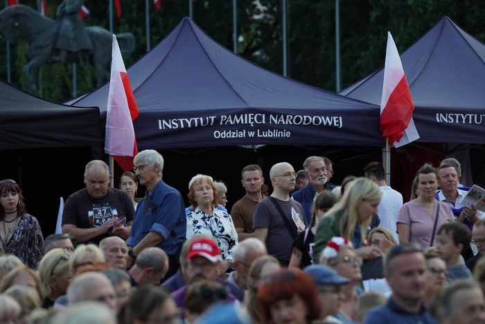 Koncert „Zaśpiewajmy w hołdzie Powstańcom Warszawskim”  - Lublin, 1 sierpnia 2025 r. Fot. Dominik Borek (IPN Lublin)