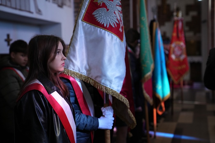 Uroczystości pogrzebowe żołnierzy Wojska Polskiego poległych we wrześniu 1939 roku - Głowaczów, 26 października 2025, Fot. Dominik Borek (IPN Lublin)