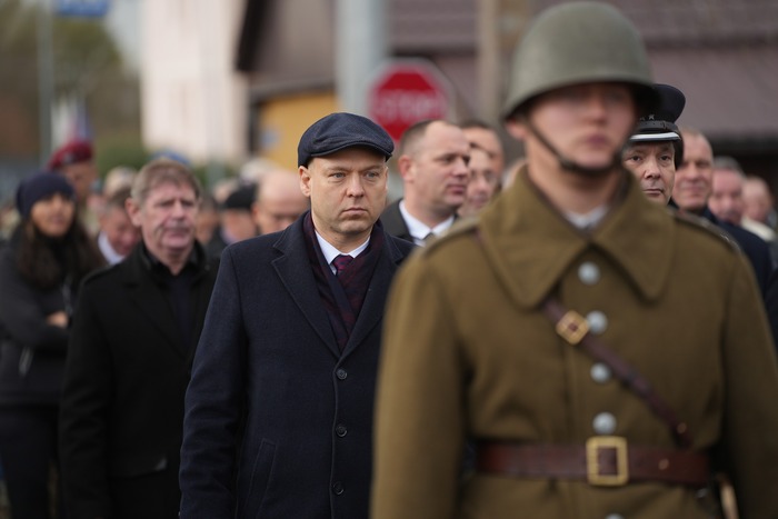 Uroczystości pogrzebowe żołnierzy Wojska Polskiego poległych we wrześniu 1939 roku - Głowaczów, 26 października 2025, Fot. Dominik Borek (IPN Lublin)