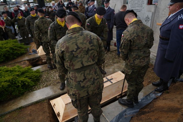 Uroczystości pogrzebowe żołnierzy Wojska Polskiego poległych we wrześniu 1939 roku - Głowaczów, 26 października 2025, Fot. Dominik Borek (IPN Lublin)