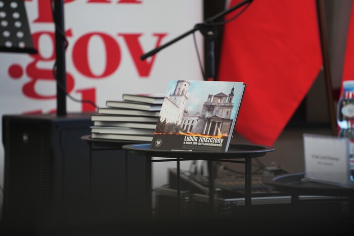 Promocja publikacji IPN „Lublin zniszczony w latach 1939–1944 i (nie)odbudowany” - Lublin, 1 grudnia 2025, fot. Dominik Borek (IPN Lublin)