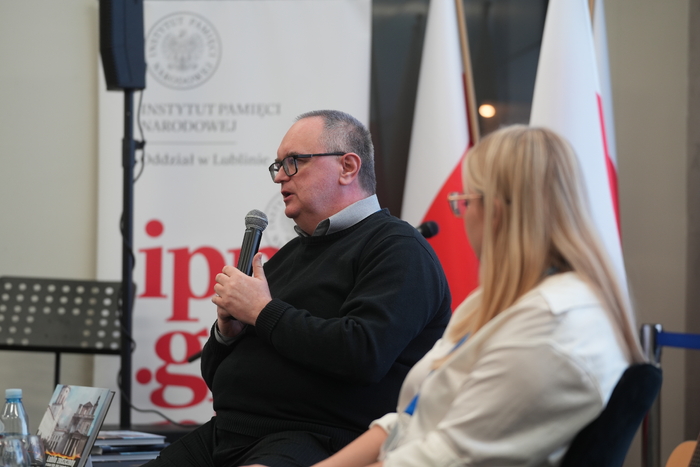 Promocja publikacji IPN „Lublin zniszczony w latach 1939–1944 i (nie)odbudowany” - Lublin, 1 grudnia 2025, fot. Dominik Borek (IPN Lublin)
