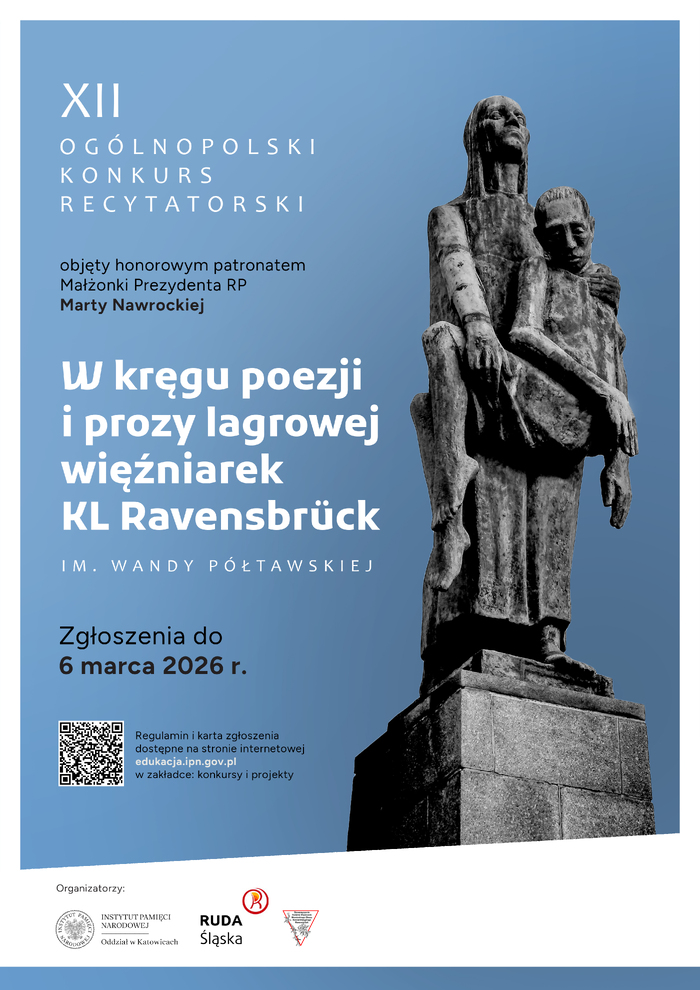XII edycja ogólnopolskiego konkursu recytatorskiego „W kręgu poezji i prozy lagrowej więźniarek KL Ravensbrück im. Wandy Półtawskiej” – zgłoszenia do 6 marca 2026