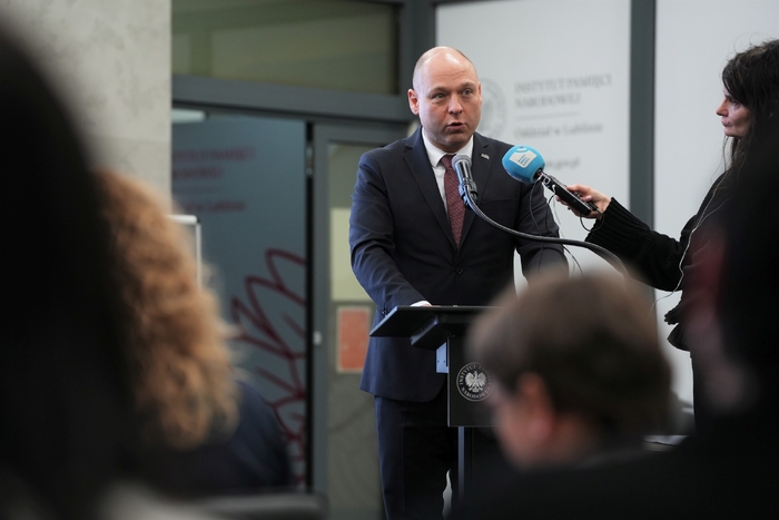 Promocja dwutomowego wydawnictwa IPN „Lubelszczyzna między lipcem 1944 a styczniem 1945. Wybrane zagadnienia” – Lublin, 3 lutego 2026, fot. Dominik Borek (IPN Lublin)