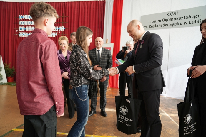 Finał X Międzyszkolnego Konkursu „Co nam przekazują Zesłańcy Sybiru” - Lublin, 9 lutego 2026, fot. Dominik Borek (IPN Lublin)
