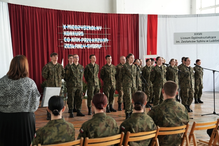 Finał X Międzyszkolnego Konkursu „Co nam przekazują Zesłańcy Sybiru” - Lublin, 9 lutego 2026, fot. Dominik Borek (IPN Lublin)