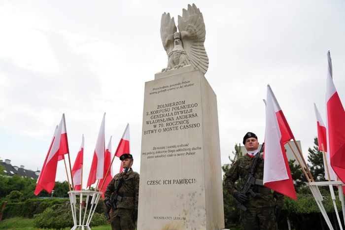 Miejskie uroczystości w 82. rocznicę zdobycia Monte Cassino przez 2. Korpus Polski - fot. Dominik Borek (IPN Lublin)
